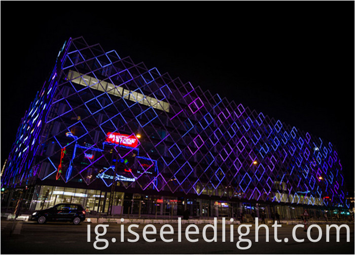 DMX RGB digital tube facade lighting